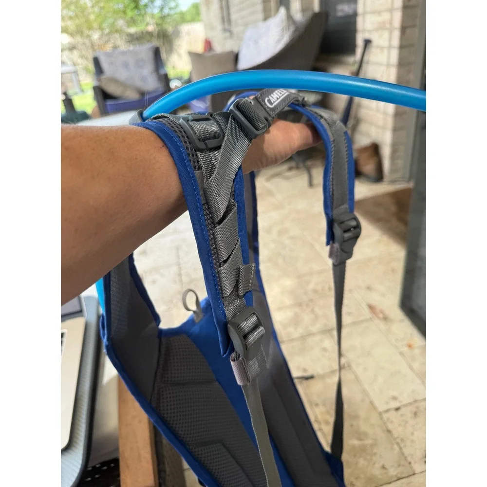 CamelBak Rogue light Hydration Pack Blue Grey Cycling Hiking‎ Backpack w Bladder